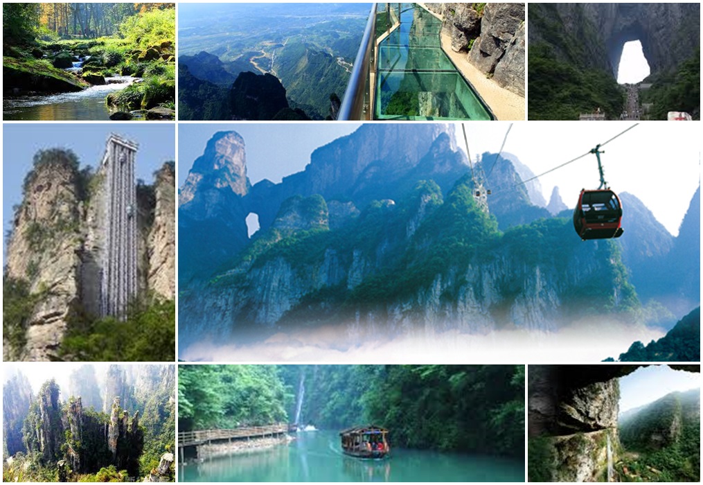 直航张家界~仙境天门山国家森林公园、凤凰古城、红石林景区、大峡谷奢华五星八日 - 易飞网国外旅游
