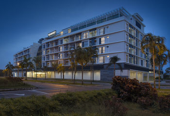 Hotel Front - Evening/Night