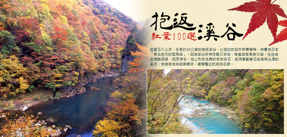 特別團 東北絕景 紅葉100選 奧入瀨溪 藏王7日 易飛網國外旅遊