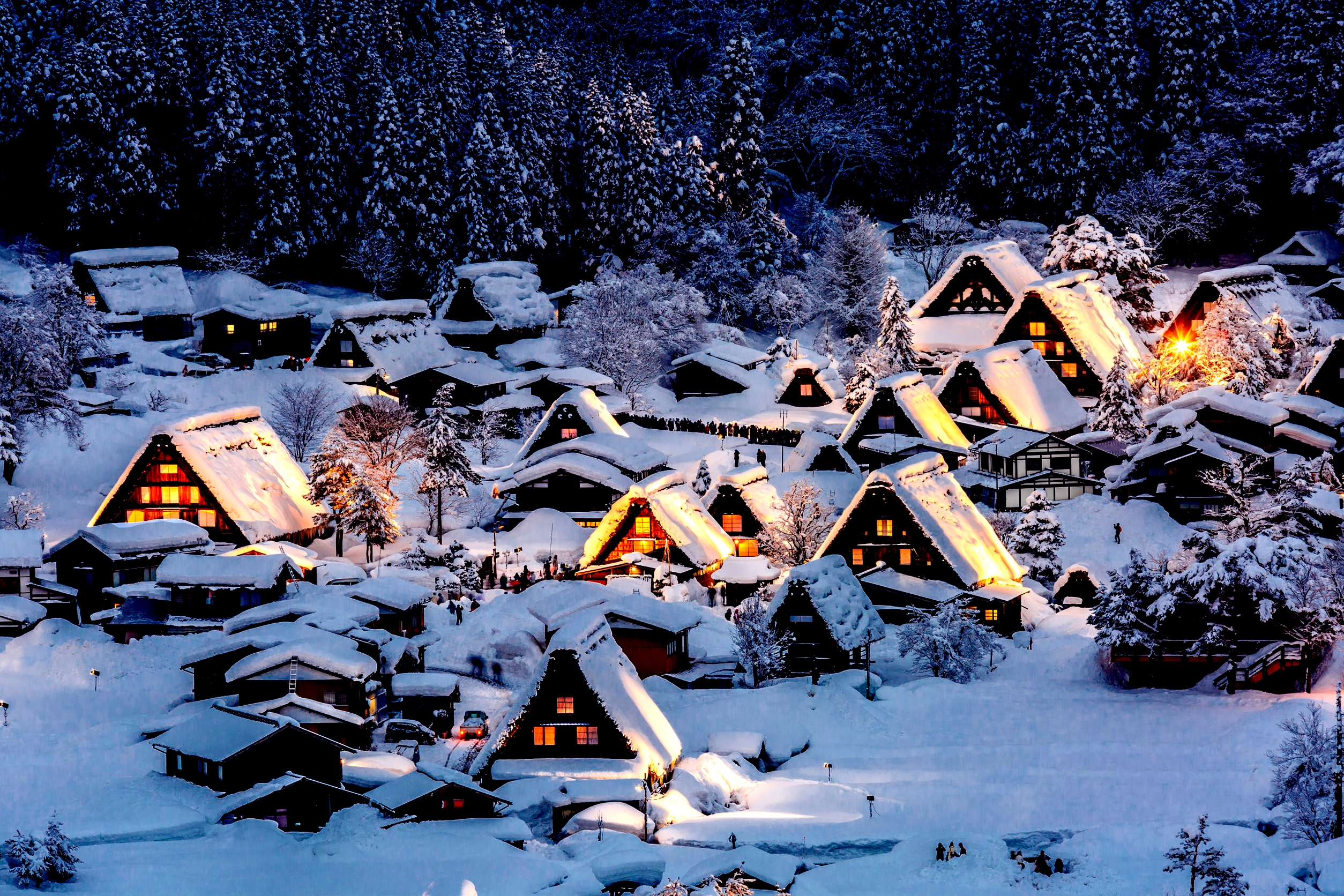 【人气首选～恋恋北陆】银雪童话合掌村,兼六园雪化妆 ,飞驒高山小