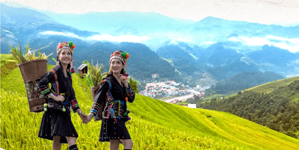 【越竹航空~絕美山城沙壩5日】村寨服變裝趣、番西邦傳奇纜車、沙壩梯田、水上木偶戲