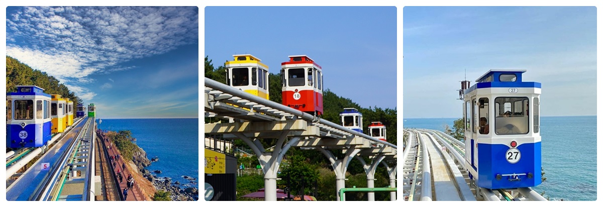 釜山Blue Line Park海岸列車
