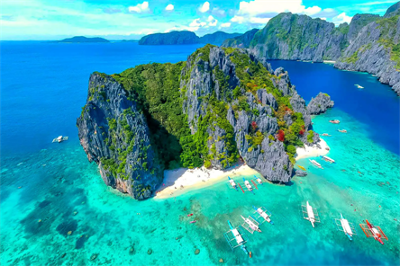 【台虎直航巴拉望．新超級玩家6日（2人即可成行含稅）】世界自然遺產地底河流、空中飛人、本田灣三跳島、...