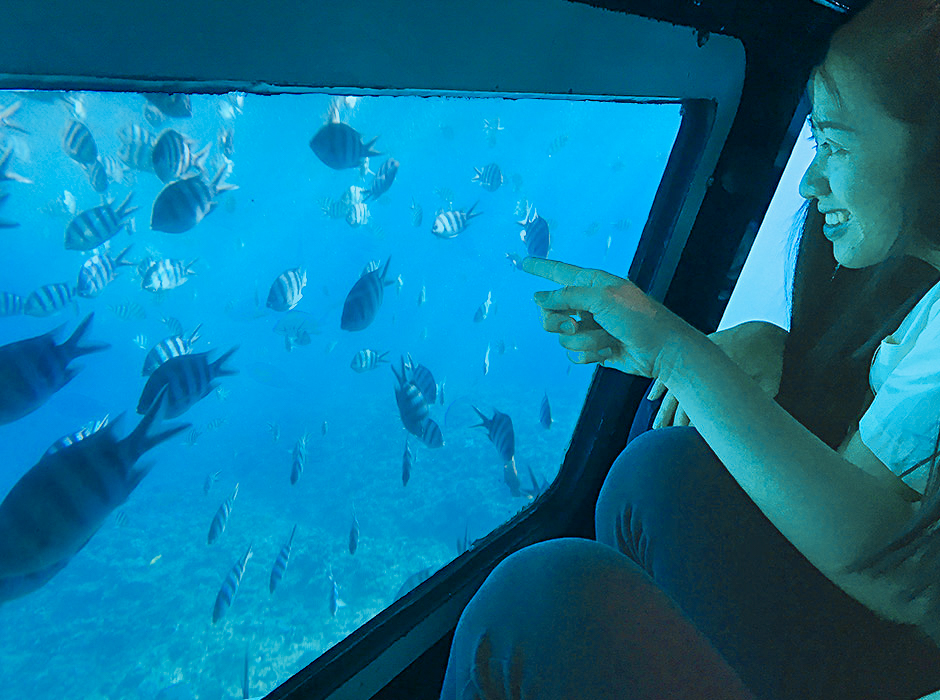 易起賀歲．沖繩半潛水艇 5 日｜水族館可愛海豚秀、絕美海景星野咖啡、系滿魚市場、永旺夢樂城購物趣(全程不進免稅店)