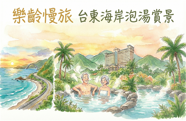【華信假期-樂齡慢旅】台東知本泡湯在地遊金聯世紀(一泊二食)丨兩天一夜