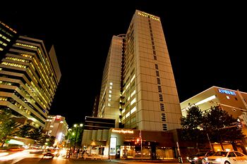 Hotel Front - Evening/Night