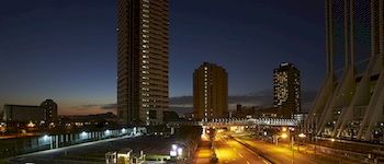 Hotel Front - Evening/Night