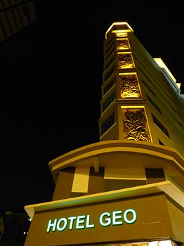 Hotel Front - Evening/Night