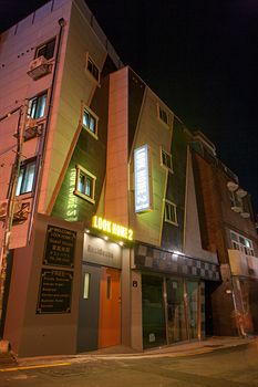 Hotel Front - Evening/Night