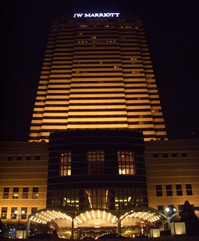 Hotel Front - Evening/Night