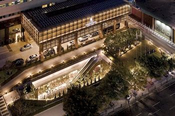 Hotel Front - Evening/Night