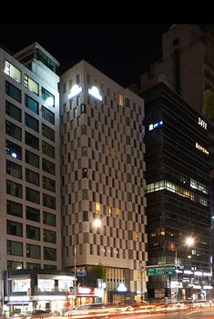 Hotel Front - Evening/Night