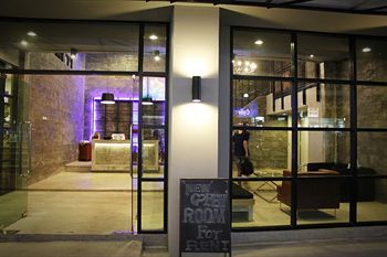 Hotel Front - Evening/Night