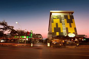 Hotel Front - Evening/Night