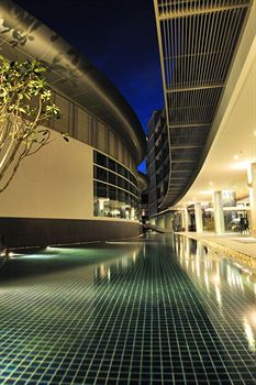 Hotel Front - Evening/Night