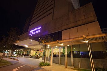 Hotel Front - Evening/Night