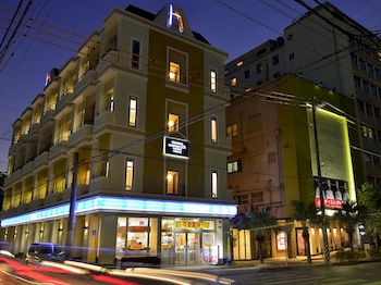 Hotel Front - Evening/Night