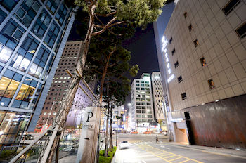 Hotel Front - Evening/Night