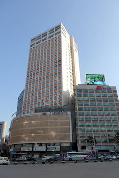 Hotel Front - Evening/Night