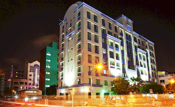 Hotel Front - Evening/Night