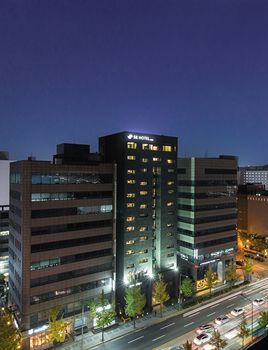 Hotel Front - Evening/Night