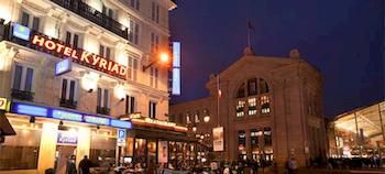 Hotel Front - Evening/Night