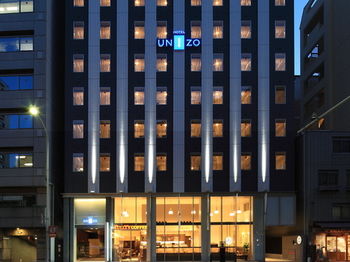 Hotel Front - Evening/Night