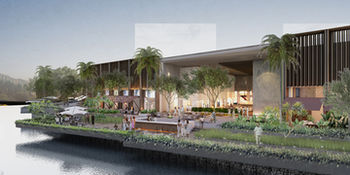 Hotel Front - Evening/Night