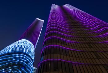 Hotel Front - Evening/Night