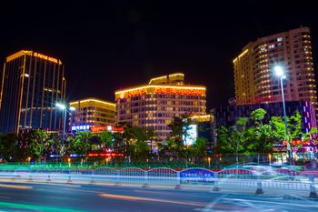 Hotel Front - Evening/Night