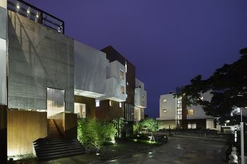 Hotel Front - Evening/Night