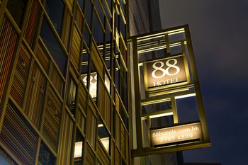 Hotel Front - Evening/Night