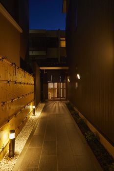 Hotel Front - Evening/Night