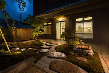 Hotel Front - Evening/Night