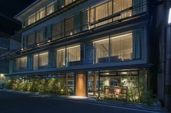 Hotel Front - Evening/Night