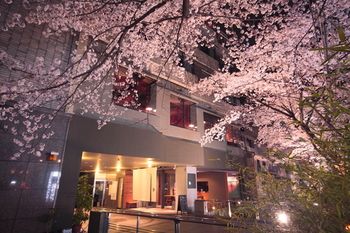 Hotel Front - Evening/Night
