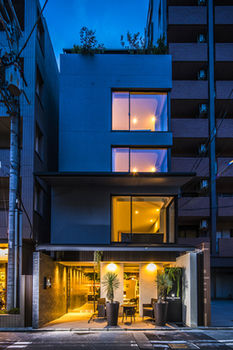 Hotel Front - Evening/Night