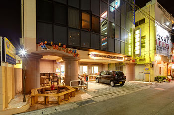 Hotel Front - Evening/Night