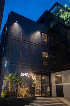 Hotel Front - Evening/Night