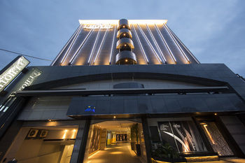 Hotel Front - Evening/Night