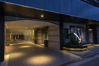 Hotel Front - Evening/Night