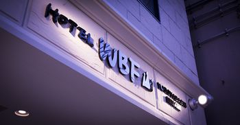 Hotel Front - Evening/Night