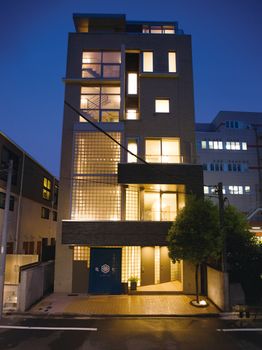 Hotel Front - Evening/Night