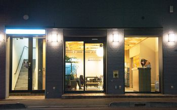 Hotel Front - Evening/Night