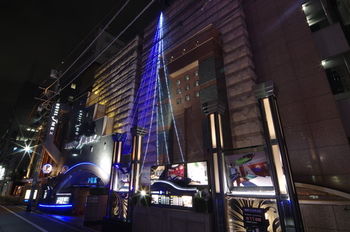 Hotel Front - Evening/Night