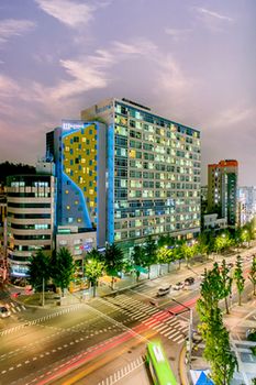 Hotel Front - Evening/Night