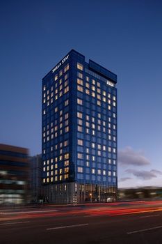 Hotel Front - Evening/Night