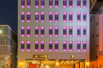 Hotel Front - Evening/Night
