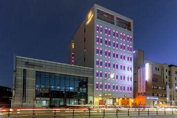 Hotel Front - Evening/Night