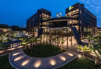 Hotel Front - Evening/Night